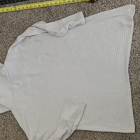 New York Laundry Cream Cowl Neck Sweater with Button Accents - Picture 8 of 8